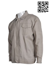 D150 工業制服外套 度身訂做 雙胸袋 耐磨布料選擇外套 工業制服外套設計 工業制服公司